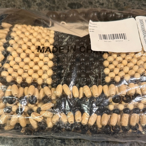 Seychelles Black and Cream Beaded Bag - Picture 2 of 5